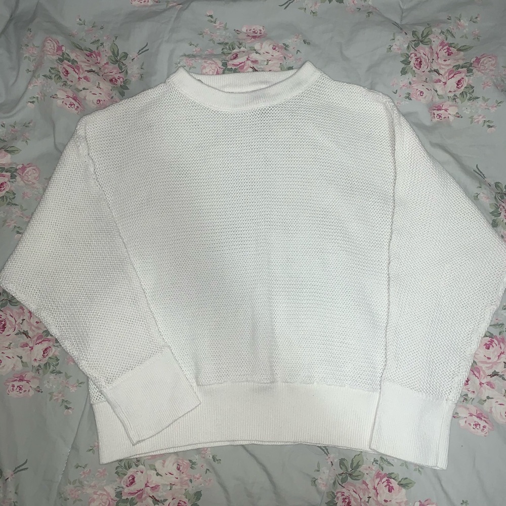 White Knit Sweater